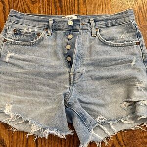 AGOLDE Parker Denim Shorts